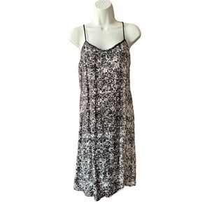 Calvin Klein Women's Strappy Mini Dress Black & White Size S
